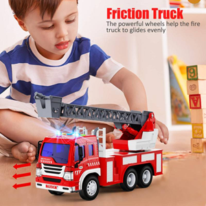 ماشین جرثقیل آتش نشانی اسباب بازی موزیکال 1:16 FIREFIGHTER_اسباب بازی